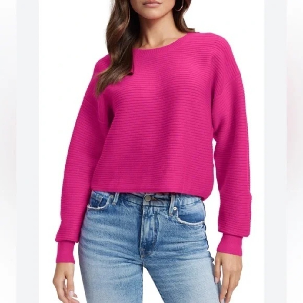 Good American Rib Knit Sweater